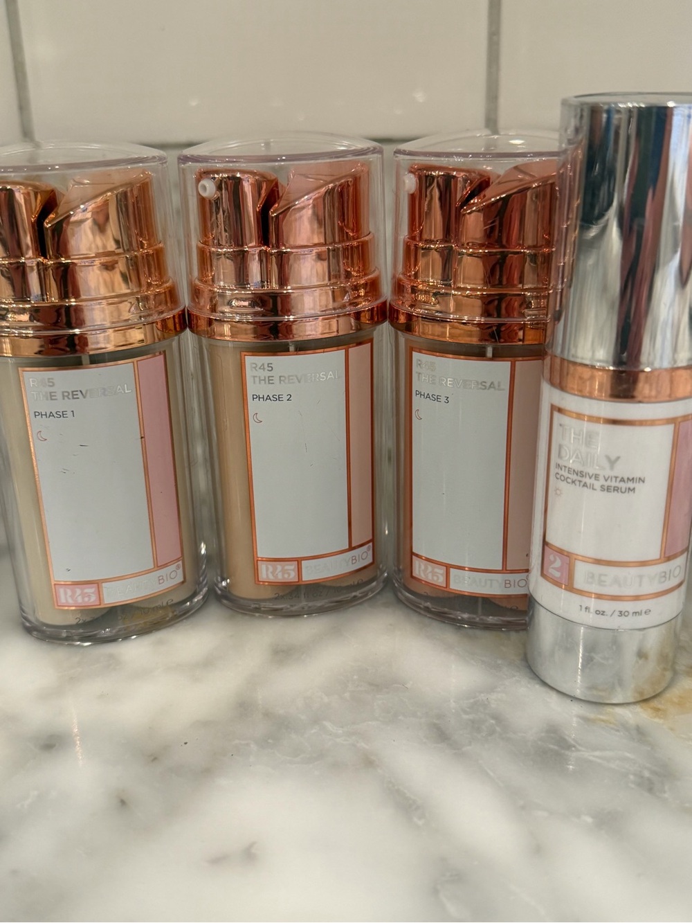 BeautyBio R45 The Reversal 3 Phase Retinol Cream Set
